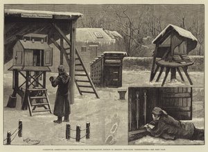Observatoire de Greenwich, photographie de la température; méthode de lecture des thermomètres profondément enfoncés